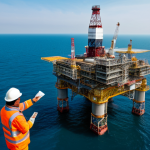 해양 구조물 안전 기술 - Offshore Platform Monitoring**

"A modern offshore oil platform in the Caspian Sea, fully clothed en...