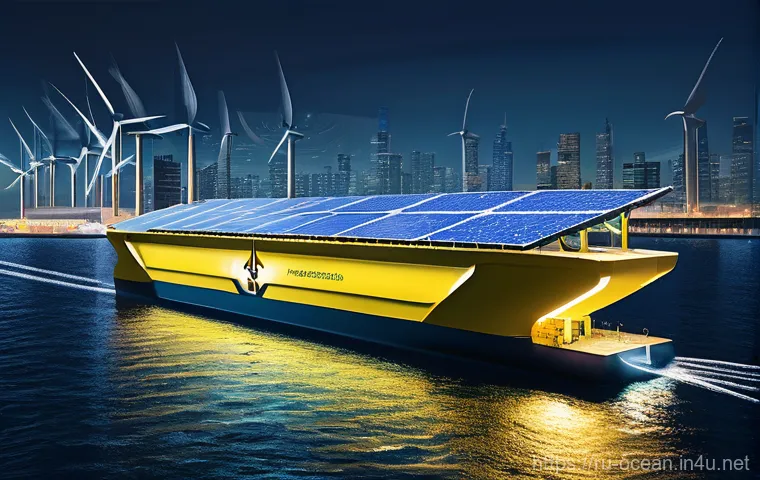 해양 관련 국제 컨퍼런스 - Arctic Passage: The New Frontier**

A wide-angle, cinematic shot of a powerful, modern Russian nucle...