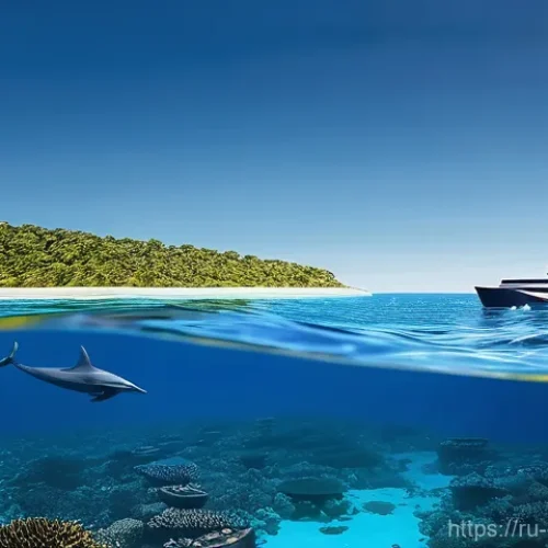 해양 환경 변화 대응 기술 - **Prompt 1: Advanced Ocean Monitoring and Conservation**
    "A stunning, wide-angle view of a futur...