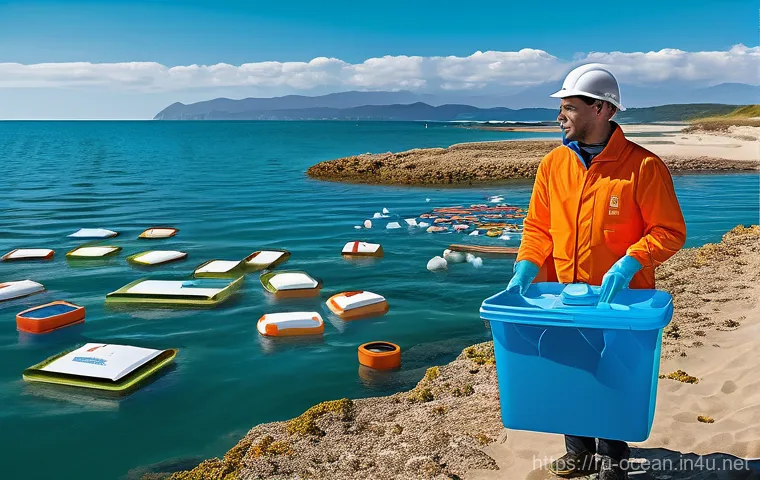 해양 환경 변화 대응 기술 - **Prompt 2: Biotechnology for Marine Ecosystem Restoration**
    "An ethereal and vibrant underwater...